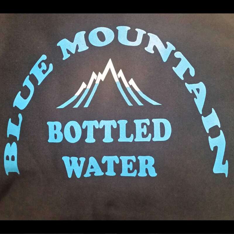 Blue Mountain Bottles Water Prints.