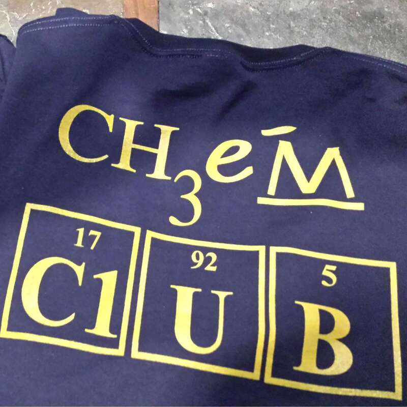 EOU Chem Club Custom Tee.